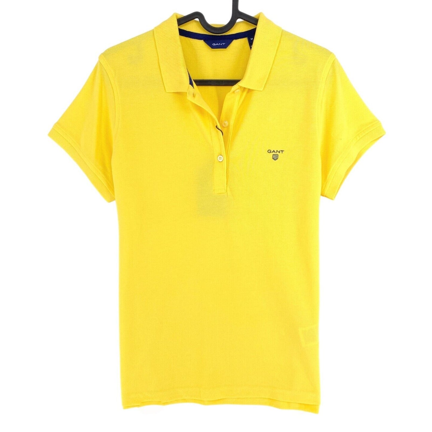 GANT Yellow Summer Pique Polo Shirt Size M