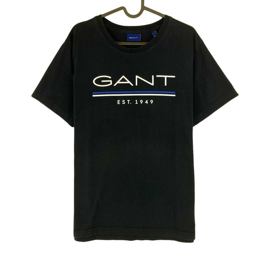 GANT Navy Blue Big Logo Crew Neck T Shirt Size L