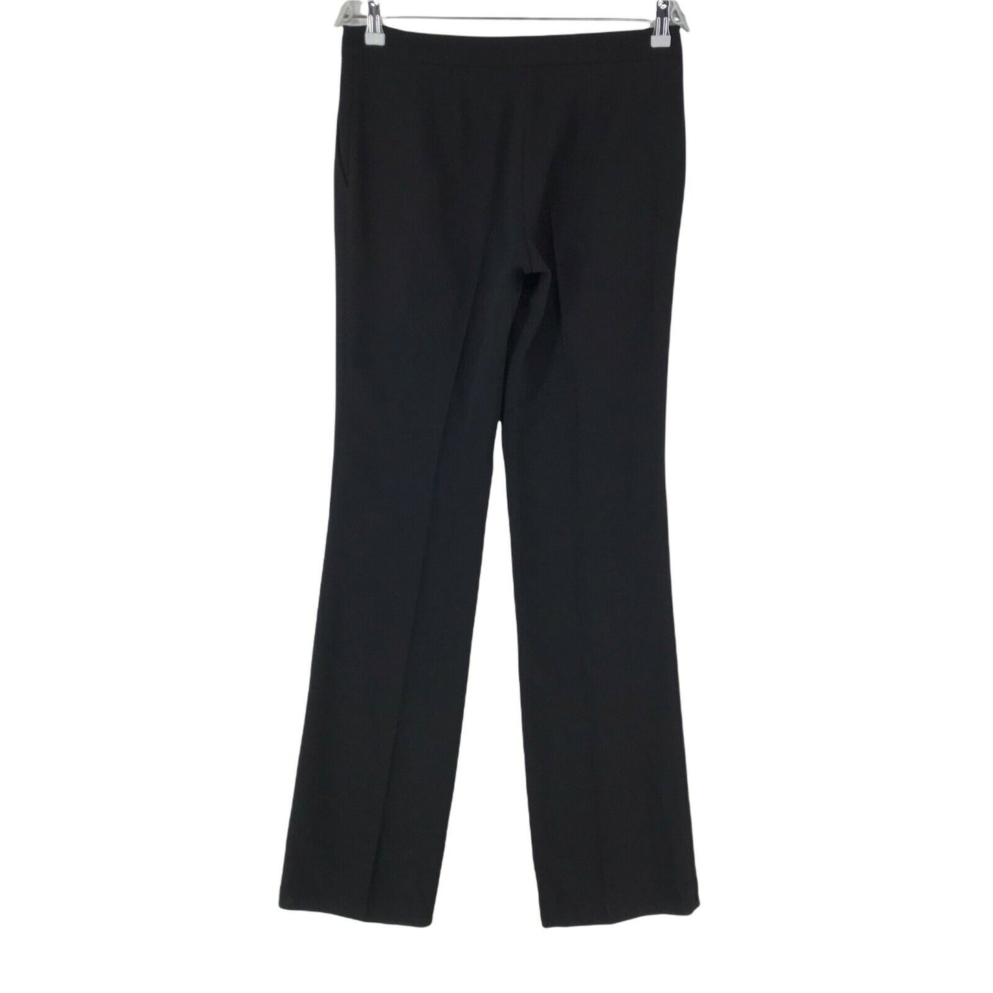 Ter De Caractere Women Black Regular Straight Fit Trousers EU 36 UK 10 US 6 W30