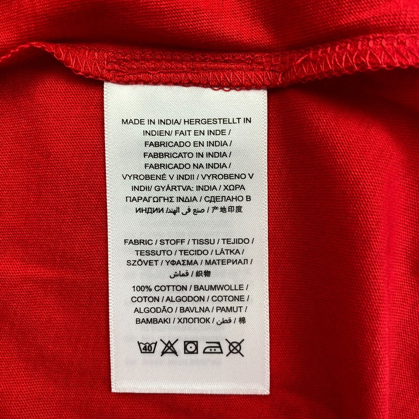 GANT Rot Original Rundhals T-Shirt Größe M