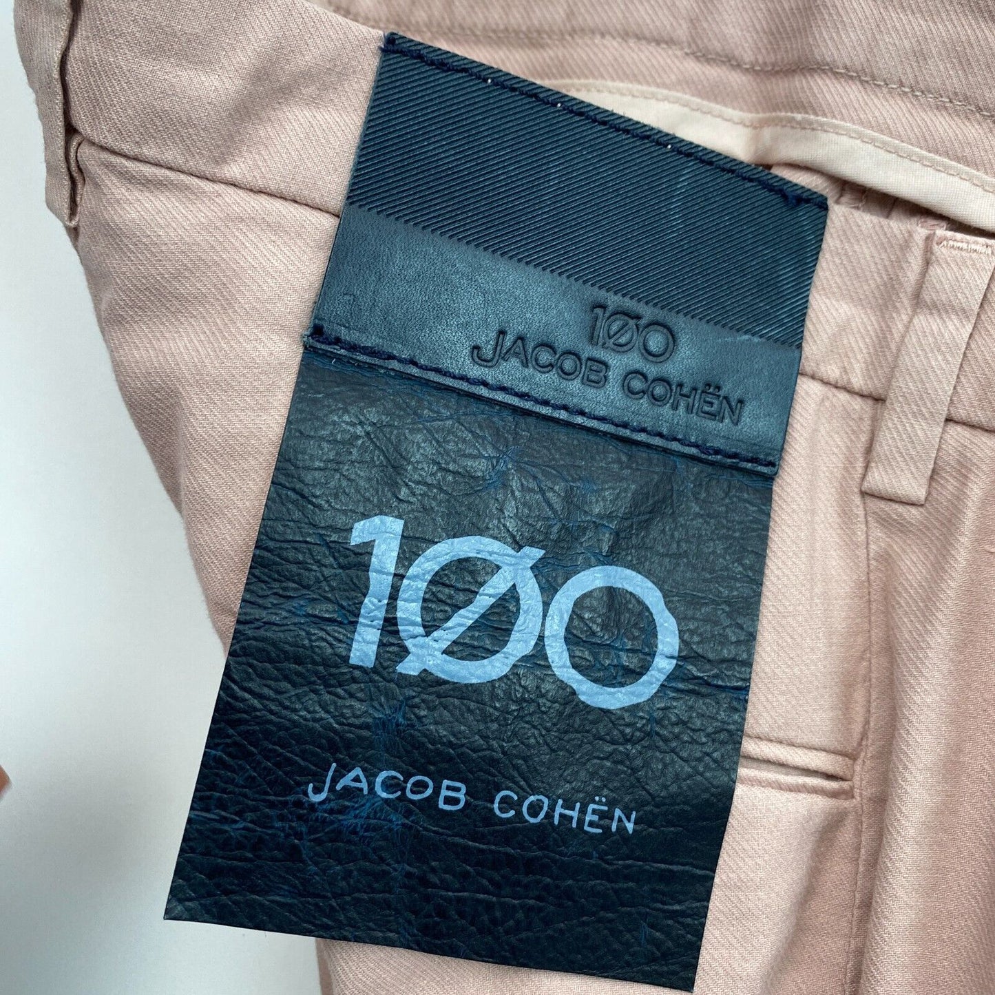 JACOB COHEN Women M7207 Dusty Pink Skinny  Chino Pants Trousers Size W28 L30