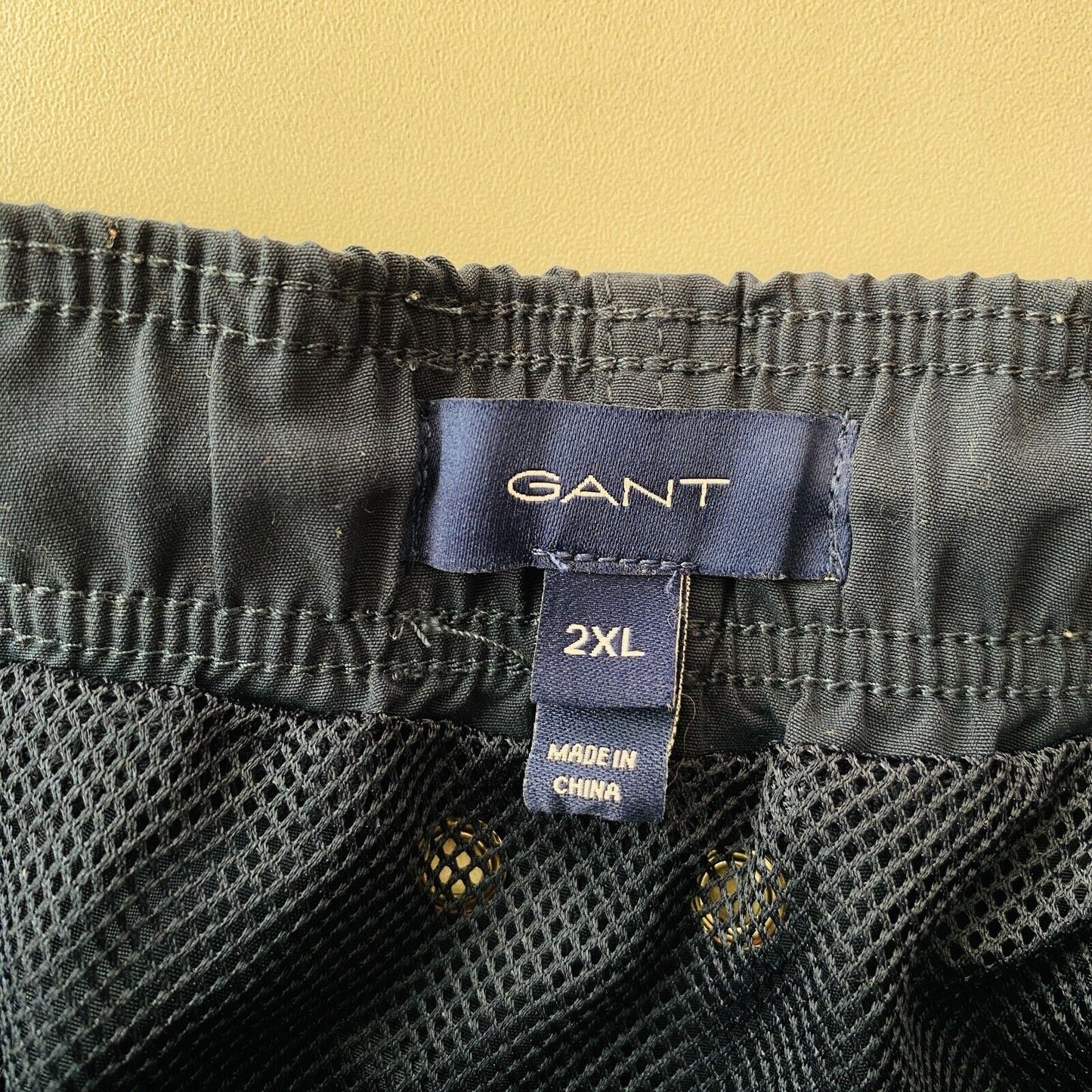 GANT Mens Dark Blue Regular Fit Beachwear Swimming Shorts Size 2XL XXL