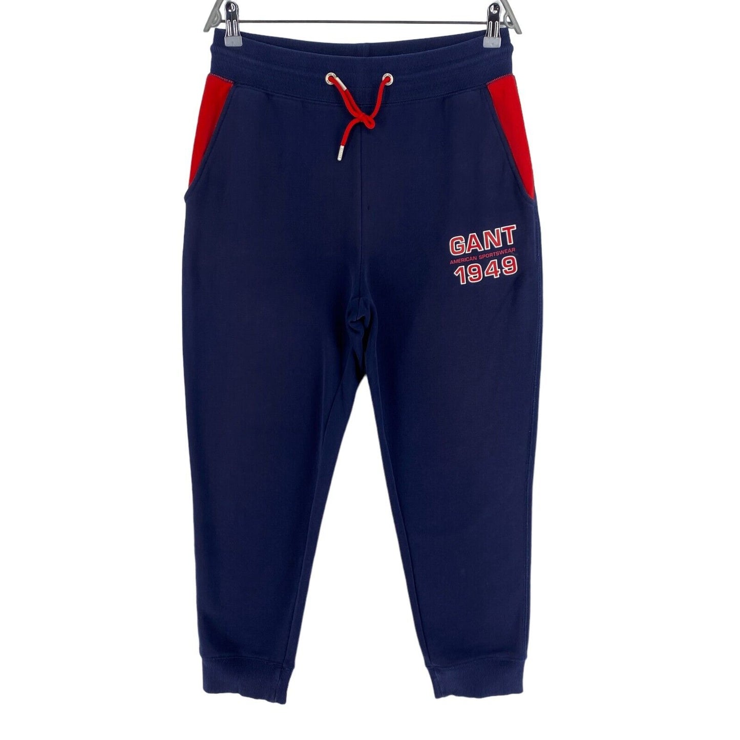 GANT Navy Blue Logo Sweat Pants Trousers M