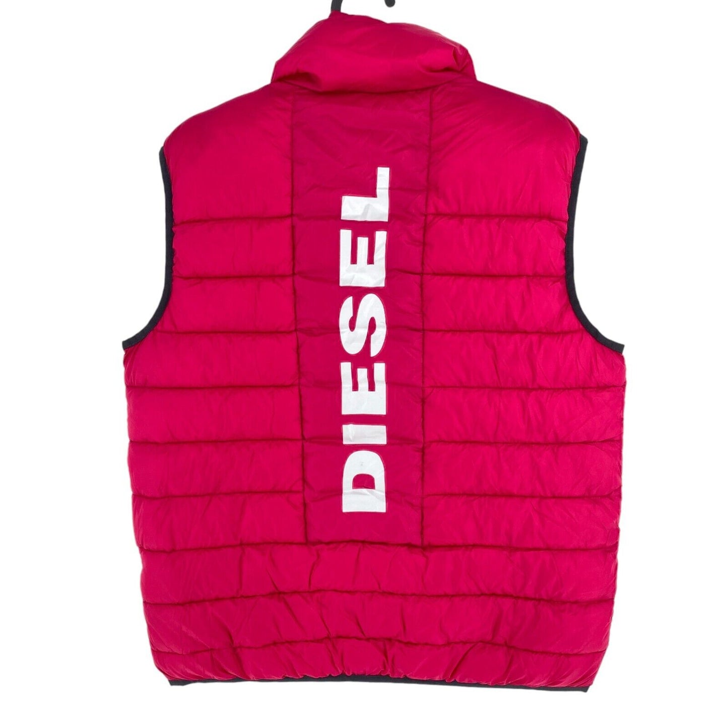 DIESEL Pink Padded Gillet Waistcoat Vest Size 16 Years 175 cm