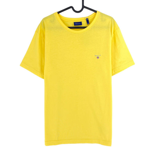 GANT T-shirt à manches courtes et col rond jaune Original taille XL