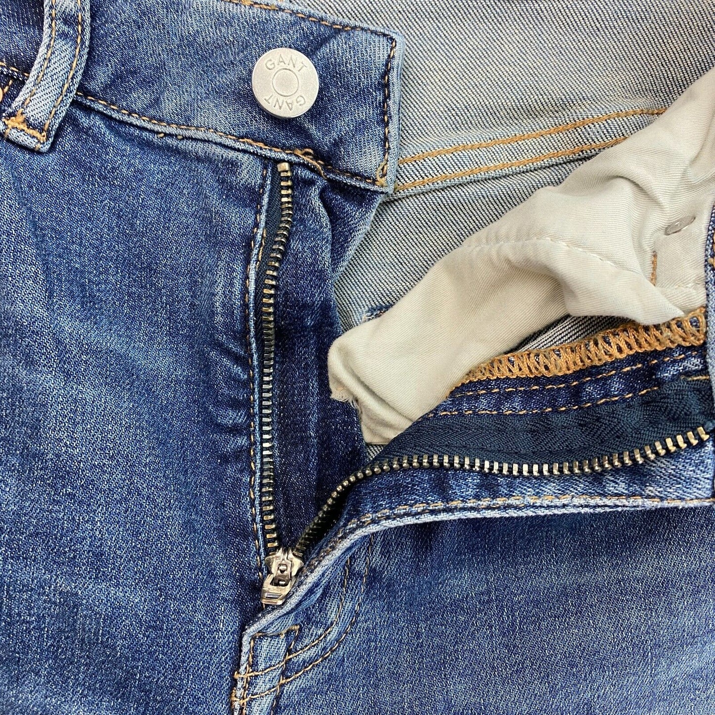 GANT Jean court décontracté bleu foncé taille W26