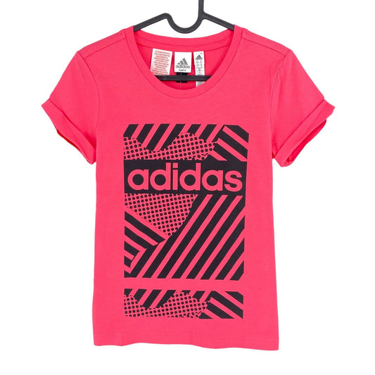 Adidas Pink Xcite Crew Neck T Shirt Size 11 - 12 Years