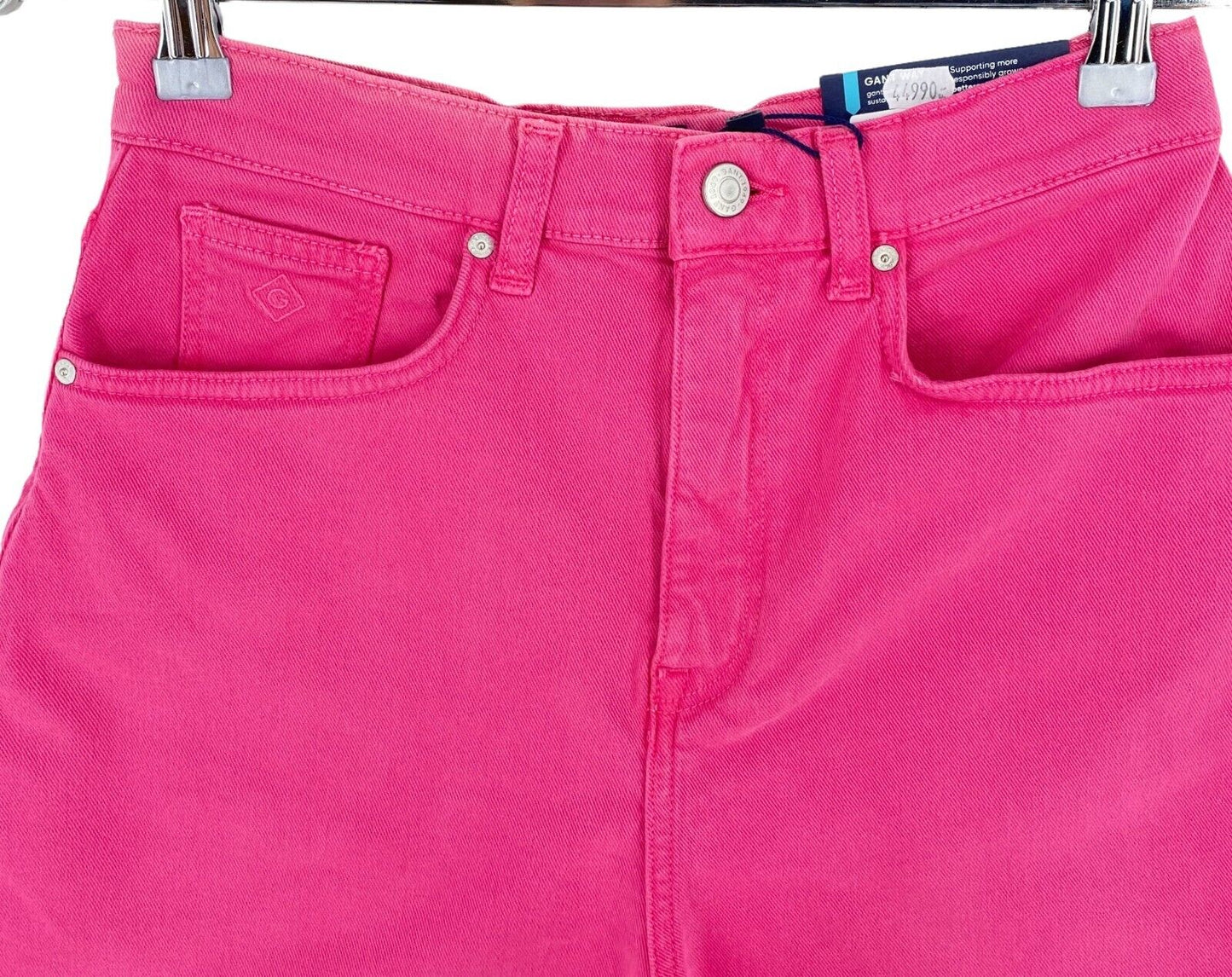 GANT Pink Color 5 Pkt Denim Shorts Size W27 W28