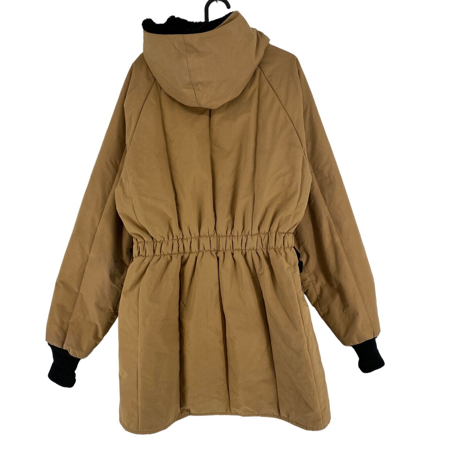 RefrigiWear Veste Parka rembourrée à capuche marron clair Taille L