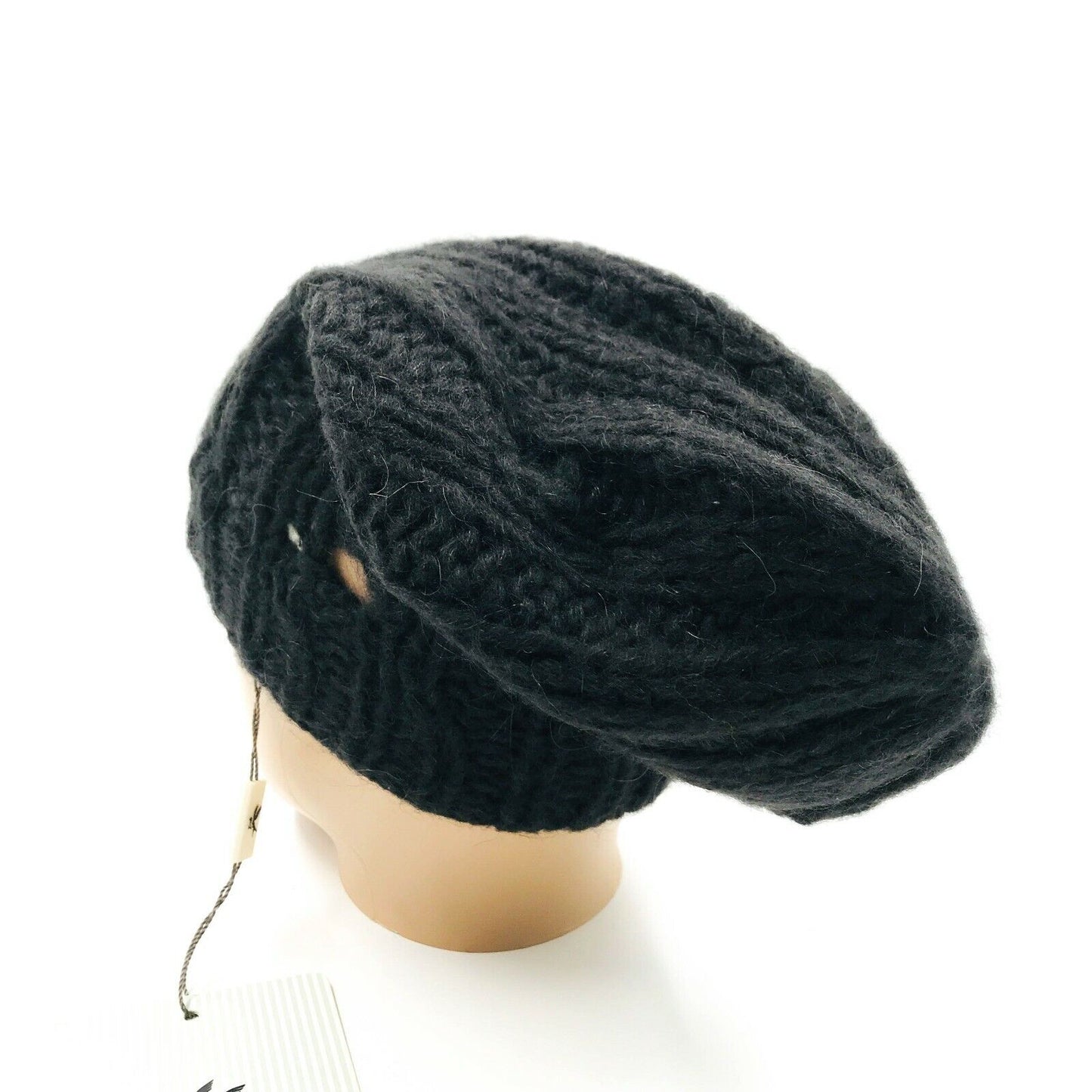 One Teaspoon Black Loose Beanie Hat One Size