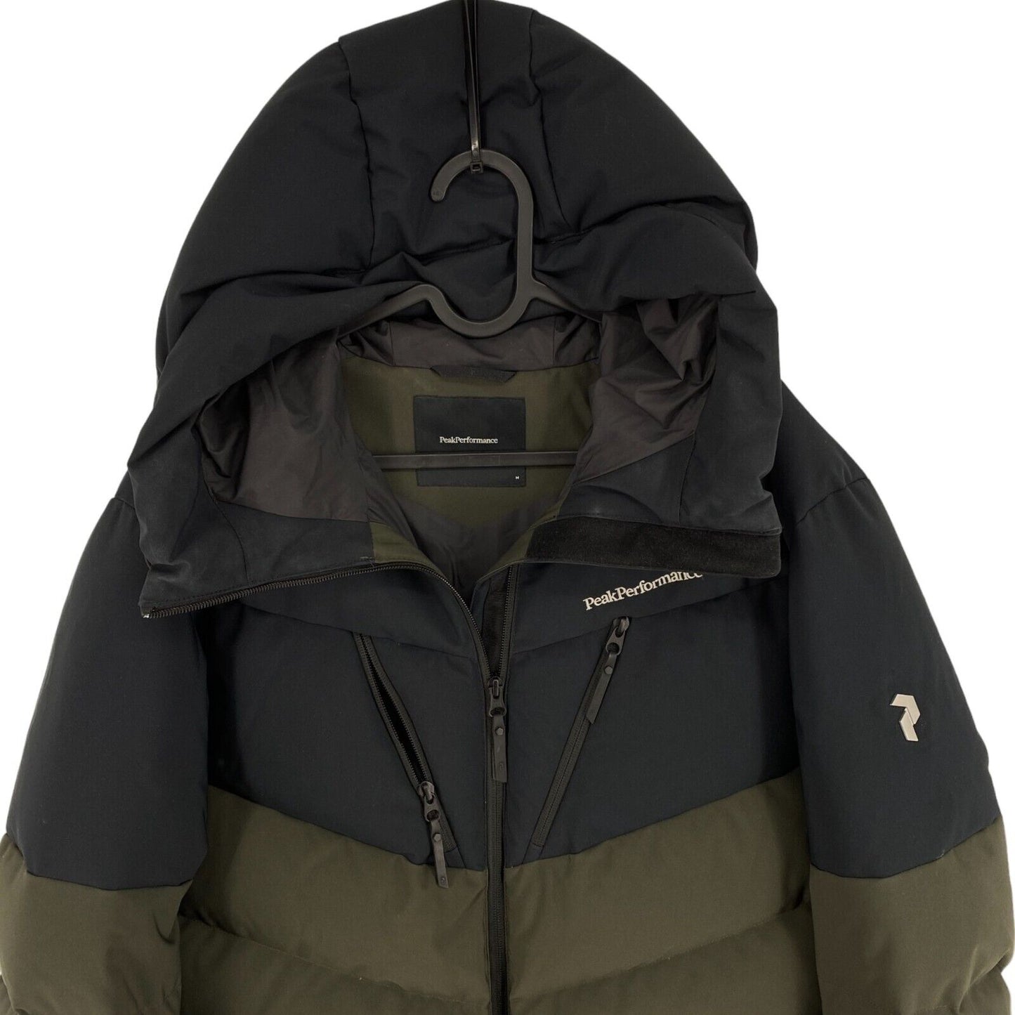 Peak Performance Dunkelgrün M Frost Daunen Skiparka mit Kapuze Jacke Mantel Größe M