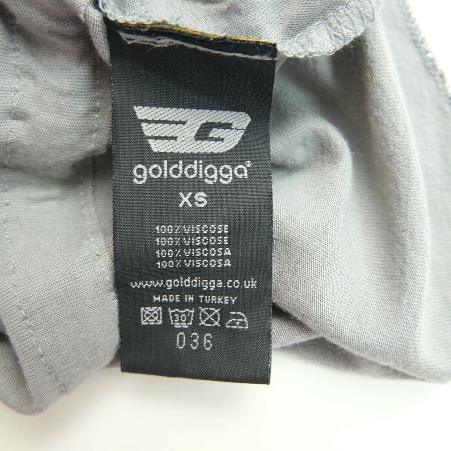 GOLDDIGGA Chemisier Débardeur Gris Argent Taille XS