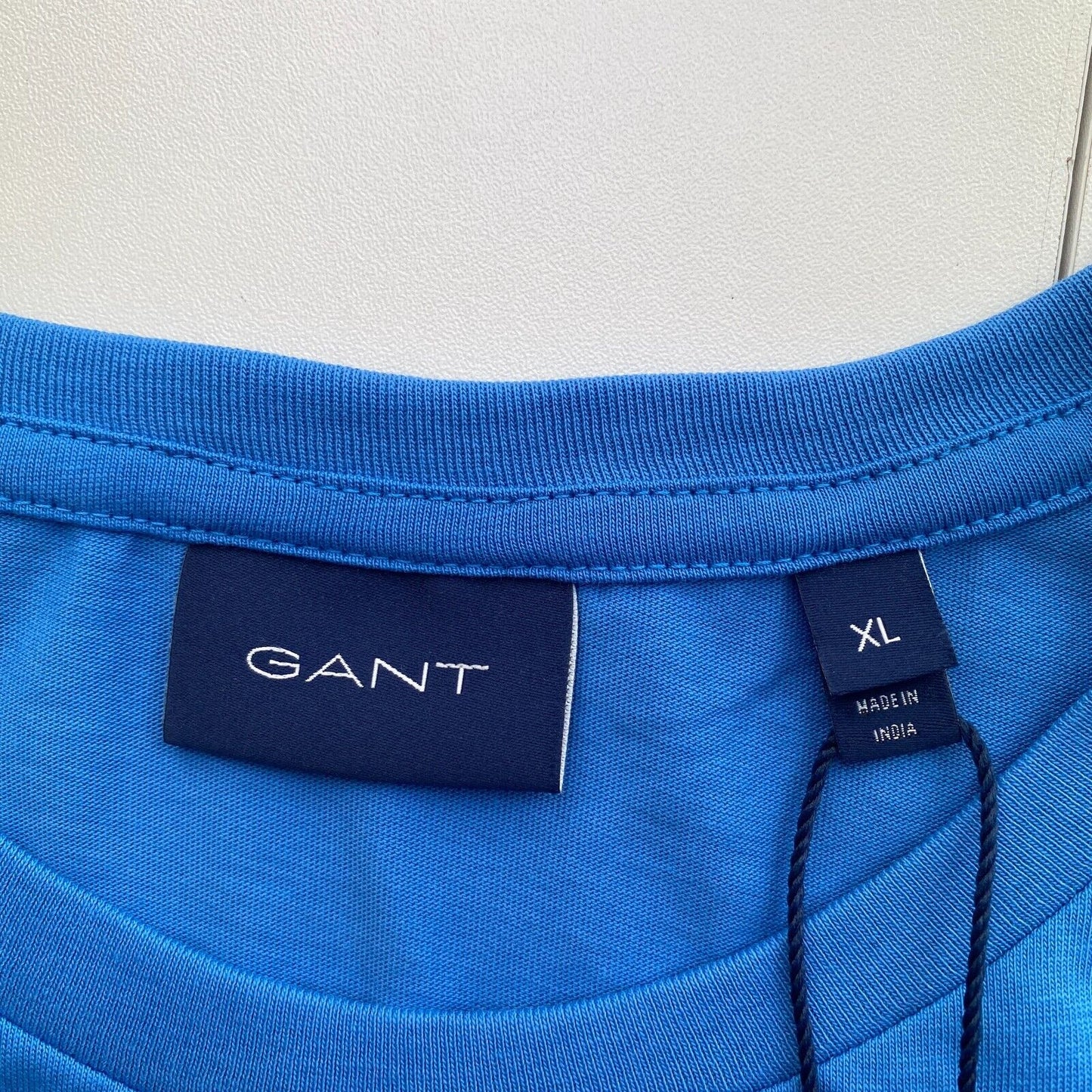 GANT Men Blue Original Crew Neck Short Sleeves T Shirt Size XL