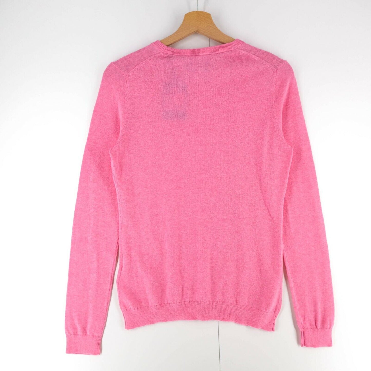 GANT Pull en coton à col rond rose Taille S