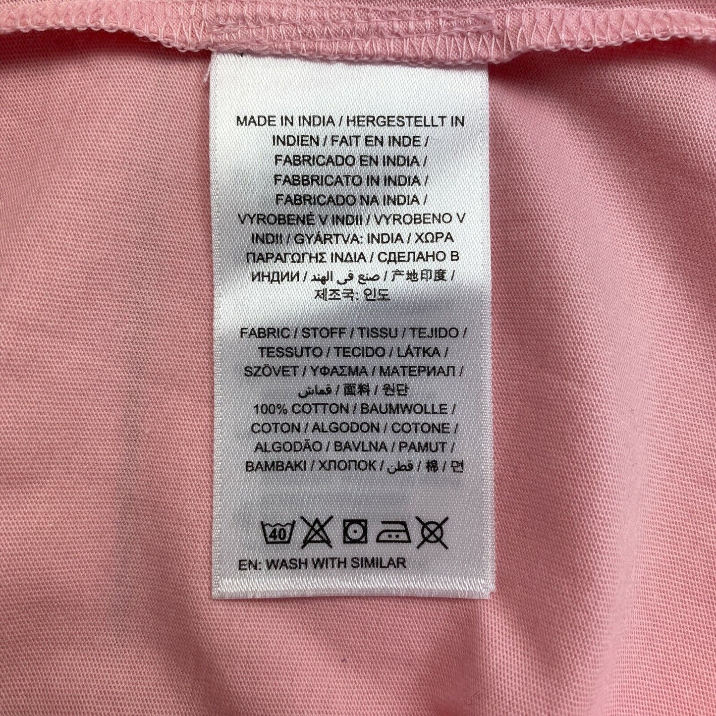 GANT Pink Arch Logo Crew Neck T Shirt Top Size S