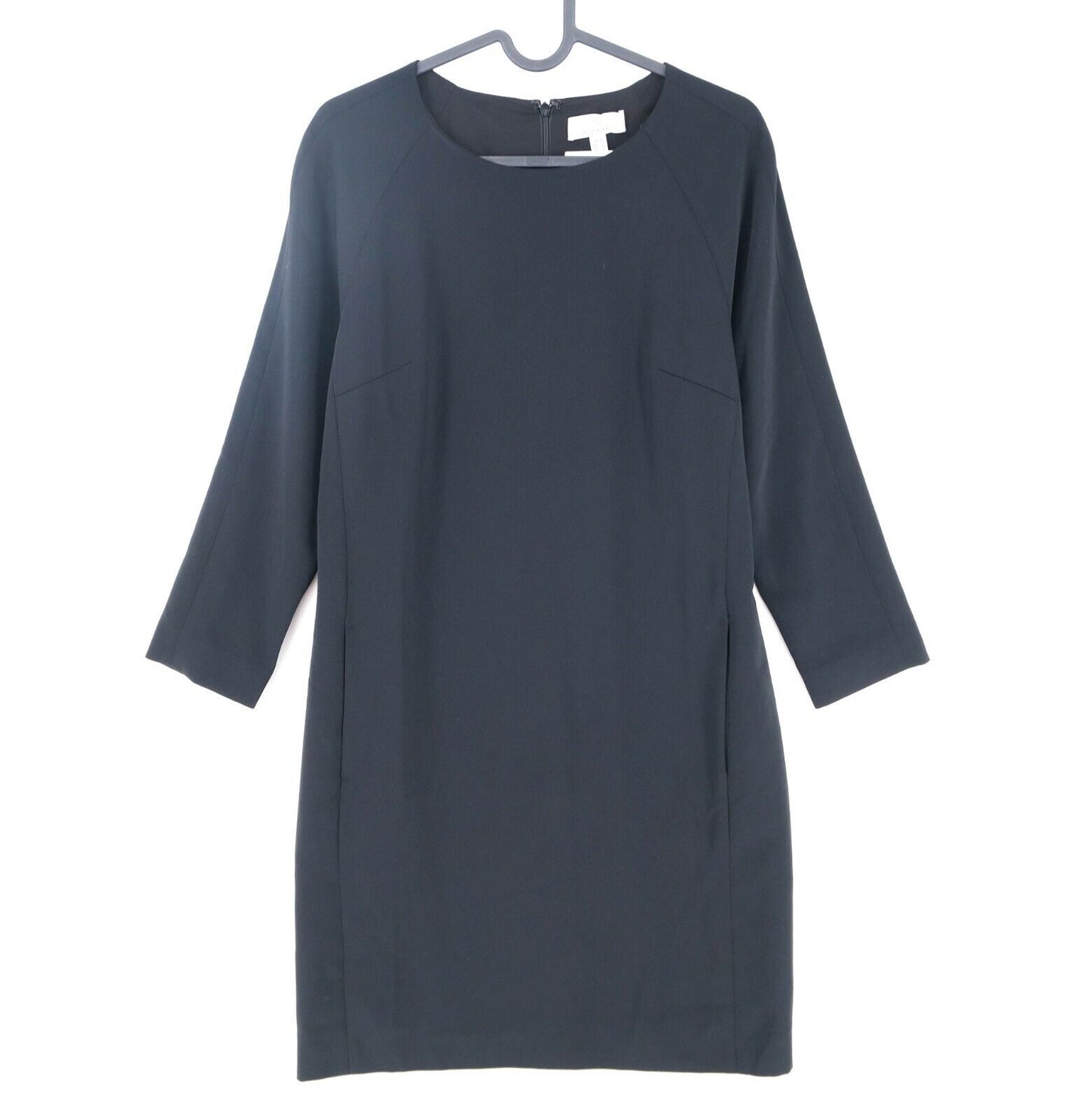 GANT Black Long Sleeves Crew Neck Shift Dress Size EUR 36 UK 10 US 6