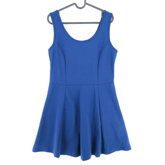 CACHE CACHE Blue Crew Neck Dress Size 38 42