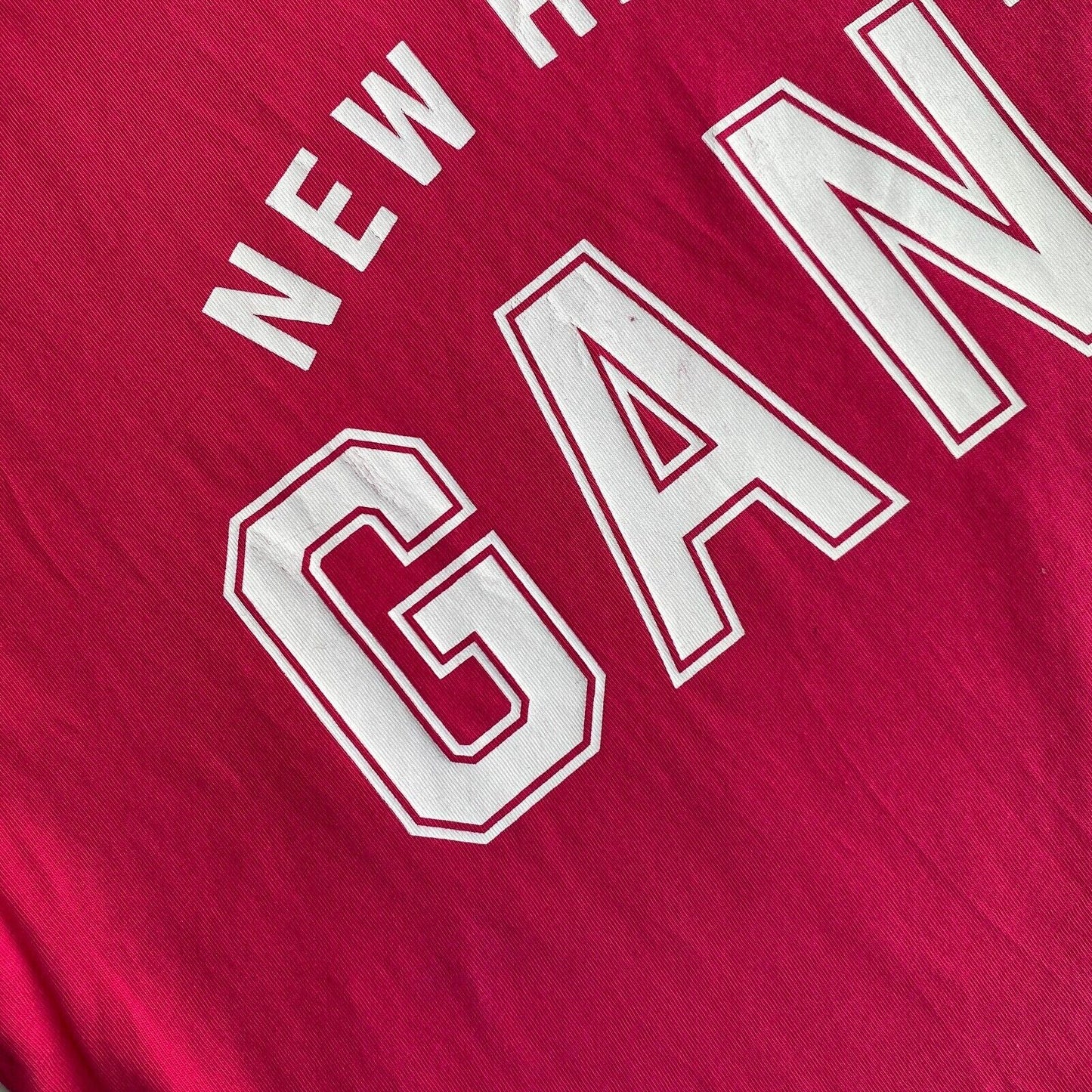 GANT Pink Logo Crew Neck T-Shirt Size XS