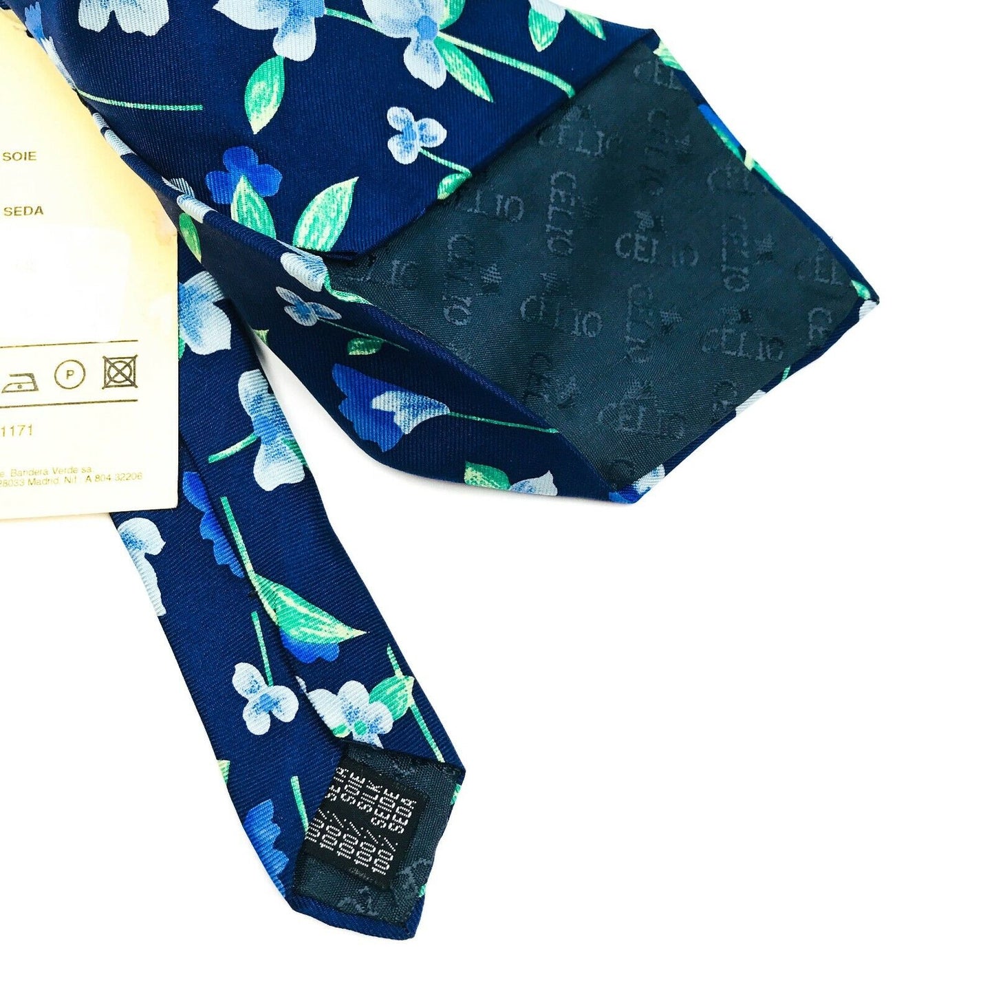 Celio Blue 100% Silk Tie