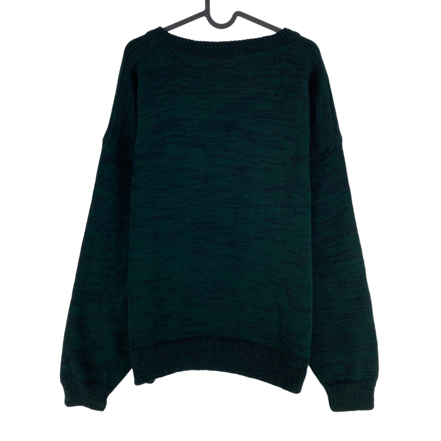 Cosby Vintage Retro Dark Green Sweater Pullover Size L