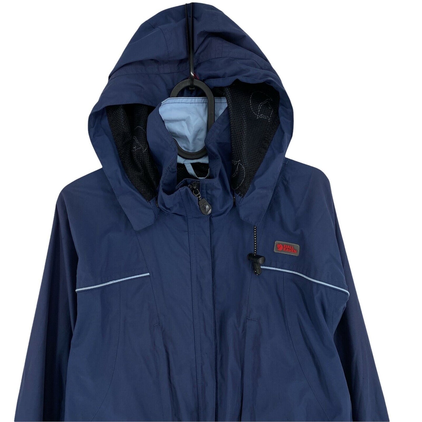 FJALL RAVEN Vintage Navy Blue Hooded Jacket Size M