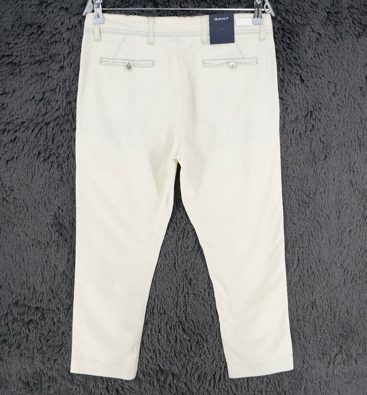 GANT Pantalon chino court blanc Taille 38