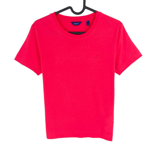 GANT Women Pink Original Crew Neck Short Sleeves T Shirt Size XS