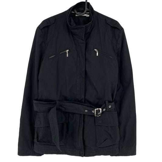 TOMMY HILFIGER Veste noire 100% coton Taille L