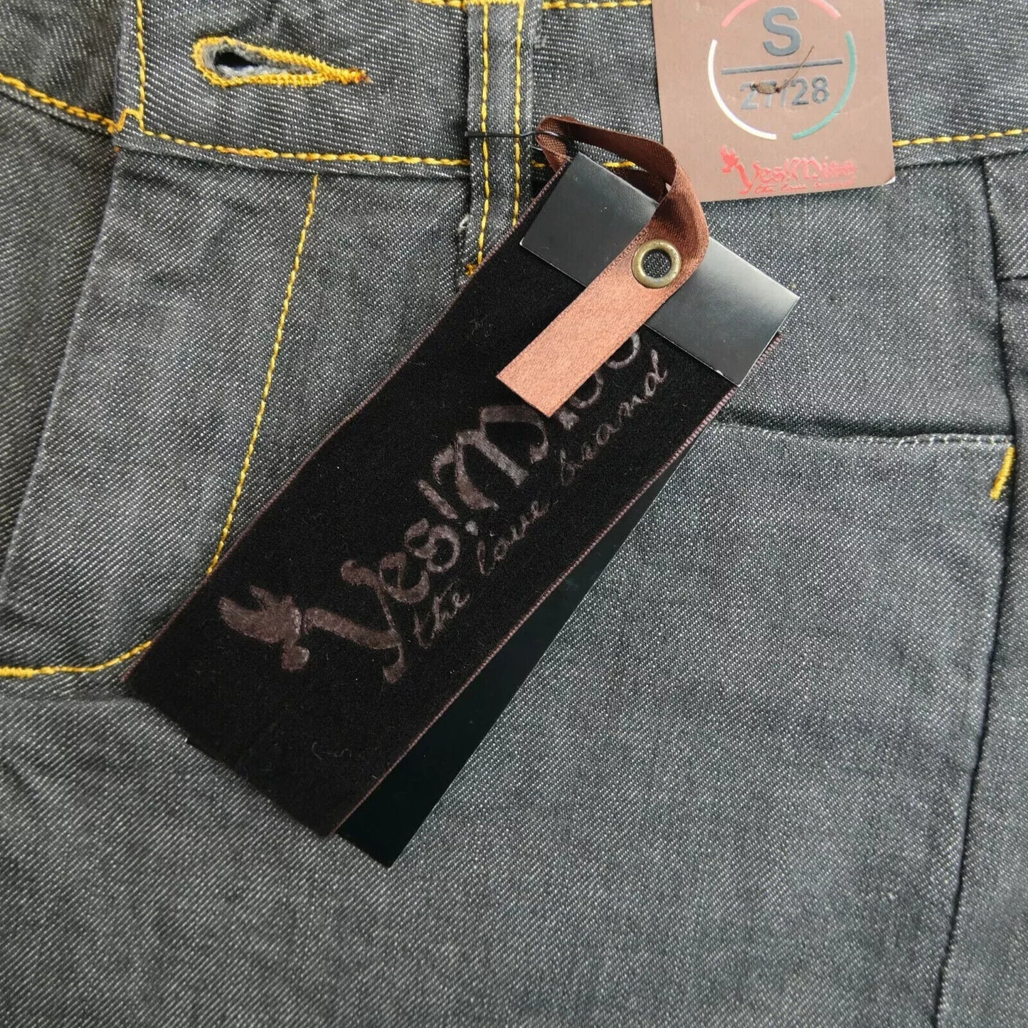 YES MISS Women Dark Grey Skinny Fit Jeans Size S W28