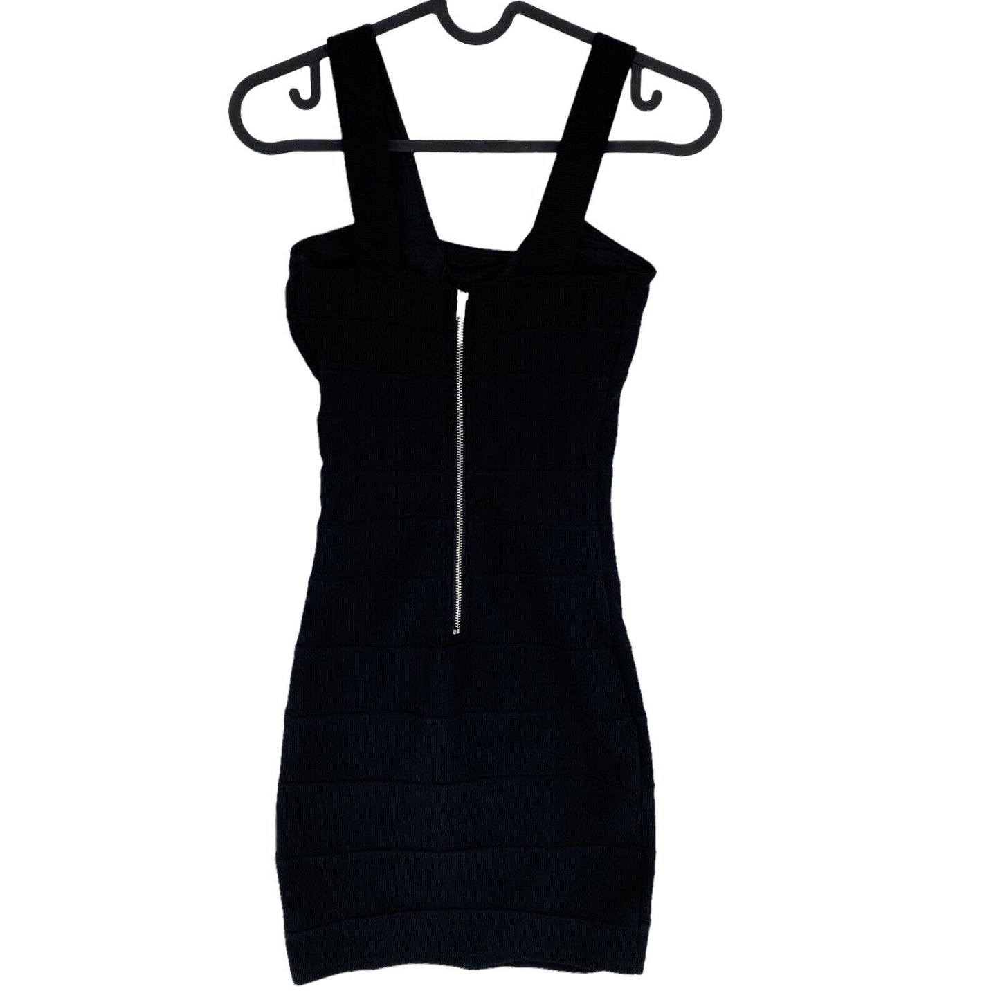 TALLY WEiJL Black Sleeveless Round Neck Bodycon Dress Size EU 32 UK 4 US 2