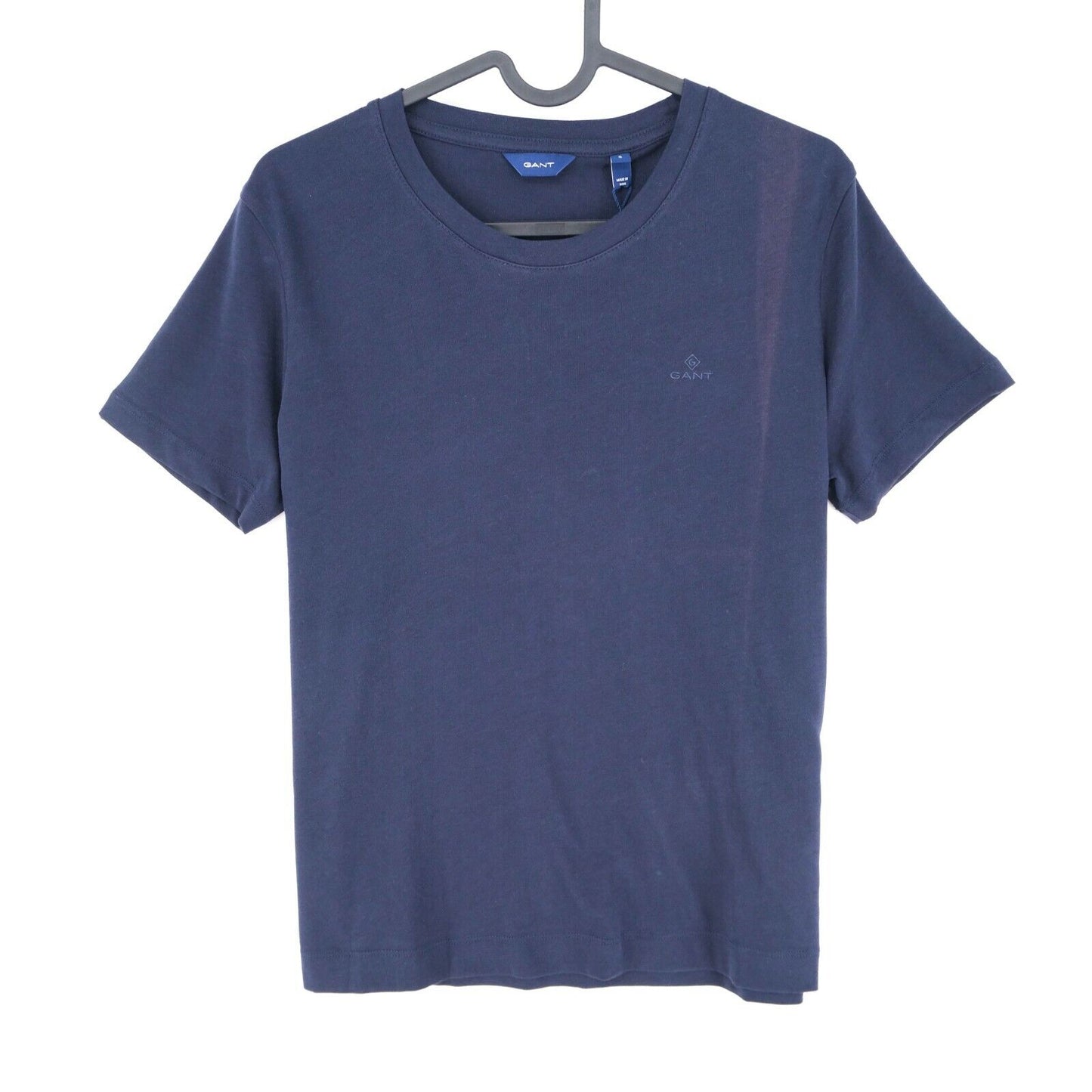 GANT Navy Blue Logo Crew Neck T Shirt Size S