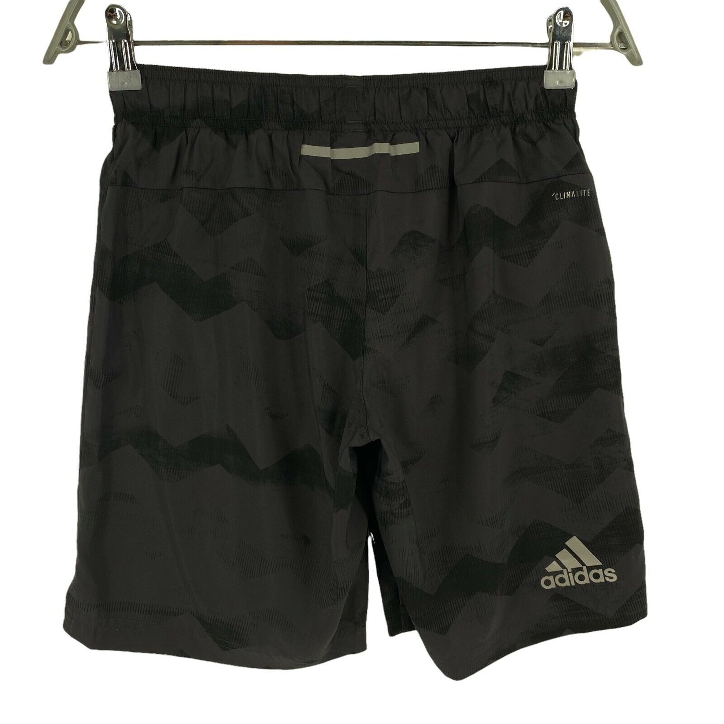 Adidas Climalite Boys Dark Grey Run Athletic Shorts Size 11 -12 Years