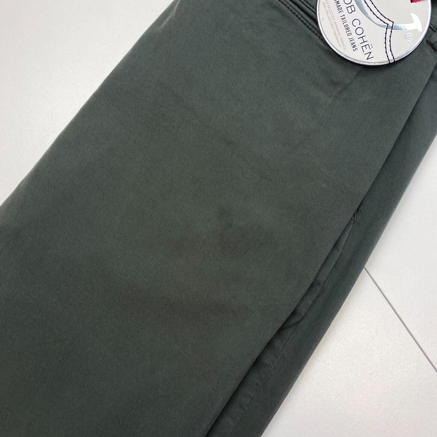 JACOB COHEN Women J727 Dark Green Pants Trousers Size W28 L30