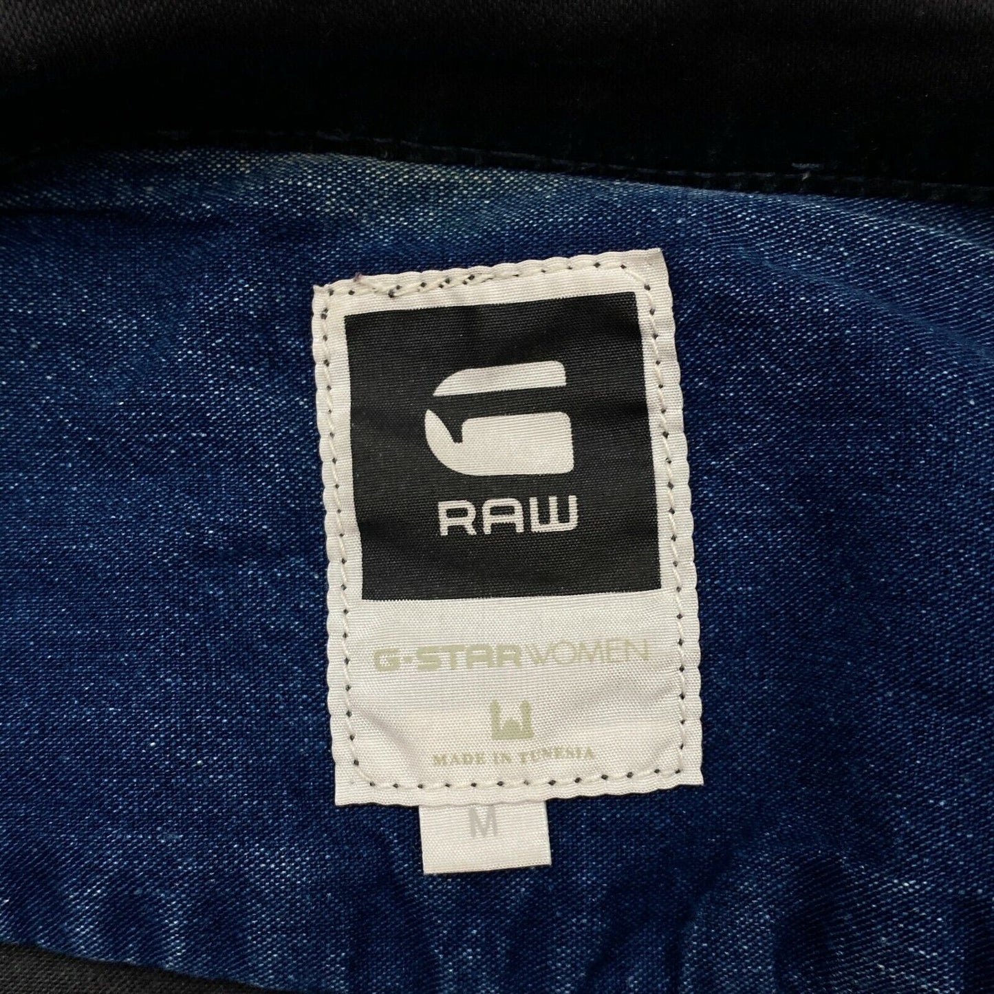 G-STAR RAW COMIC 5620 Marineblaue Jacke aus Baumwollmischung, Größe M