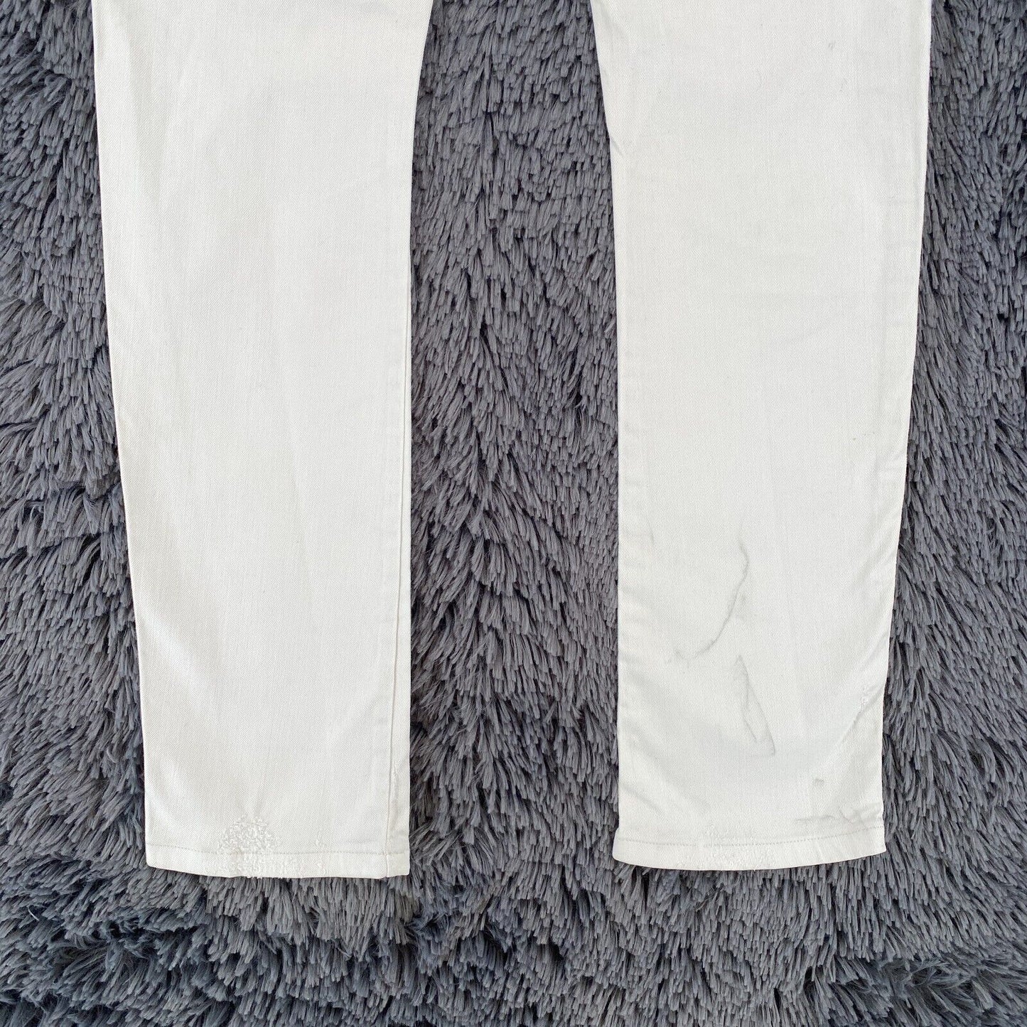 G-STAR FENDER Women White Skinny Fit Distressed Jeans Size W31 L32