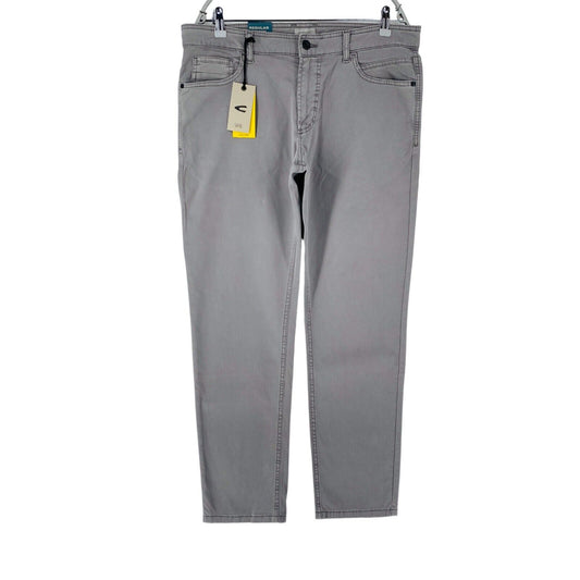 Camel Active HOUSTON Grey Mens Regular Straight Fit Jeans Trousers W35 L32