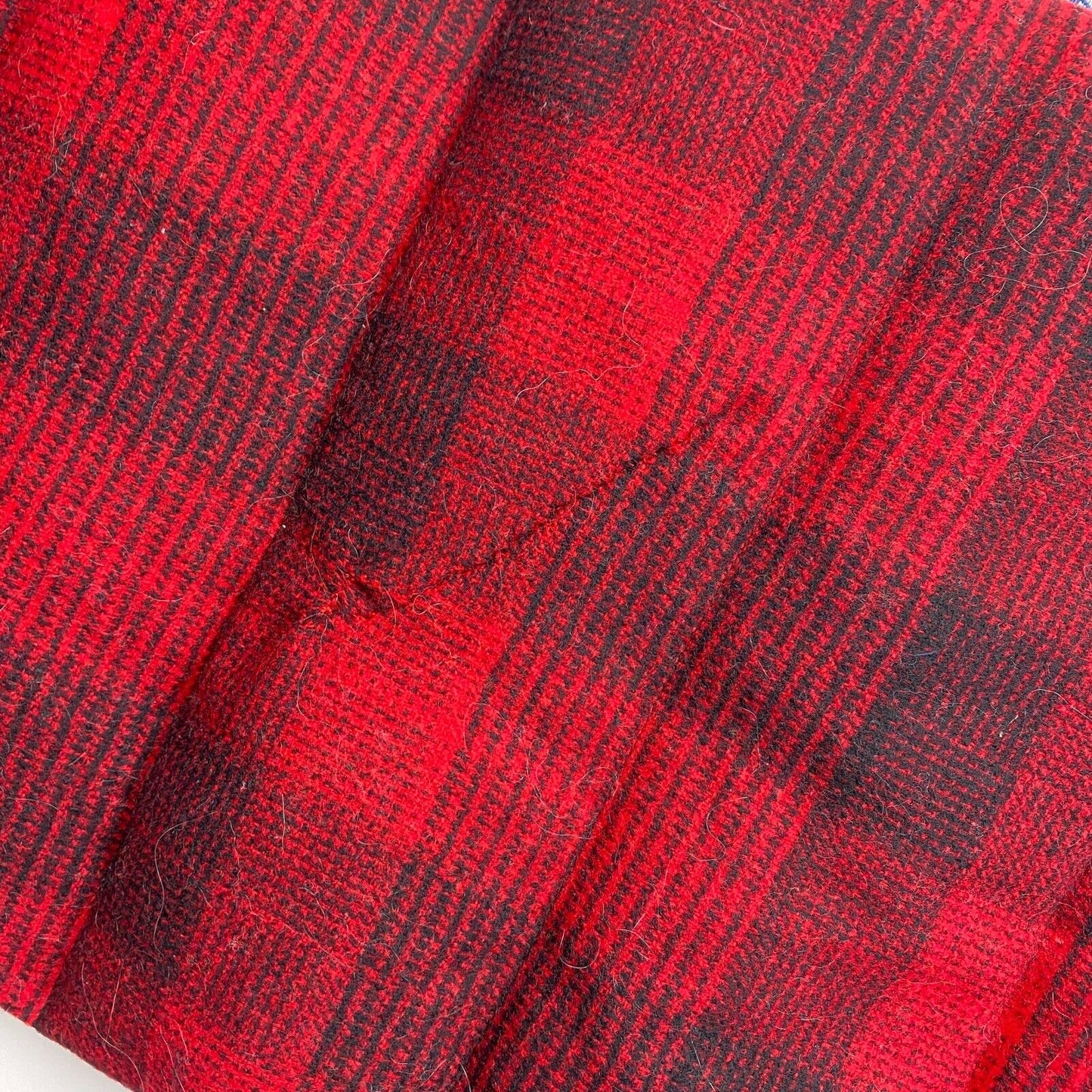 GANT Red Padded Check Scarf Shawl