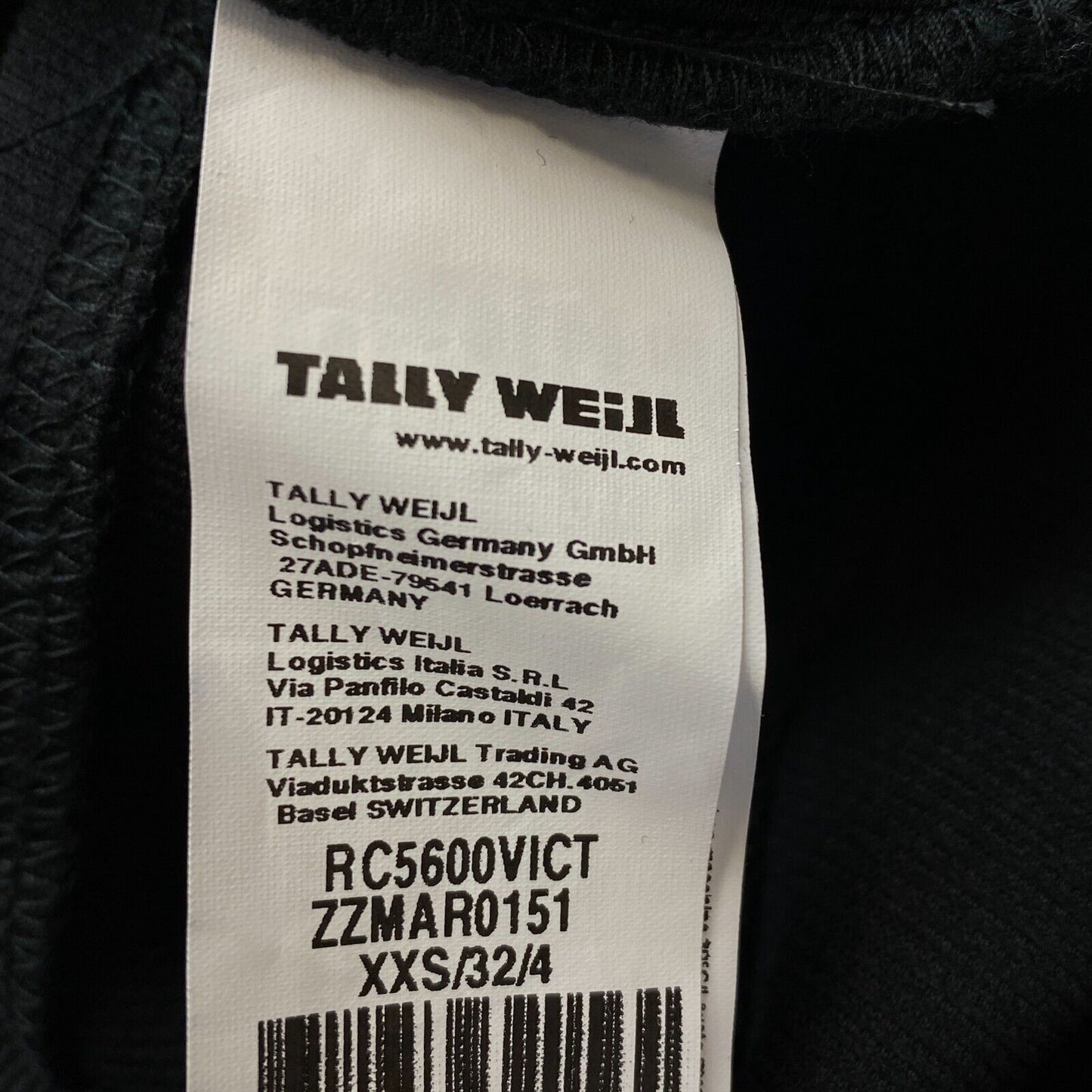 TALLY WEiJL Black Sleeveless Round Neck Bodycon Dress Size EU 32 UK 4 US 2