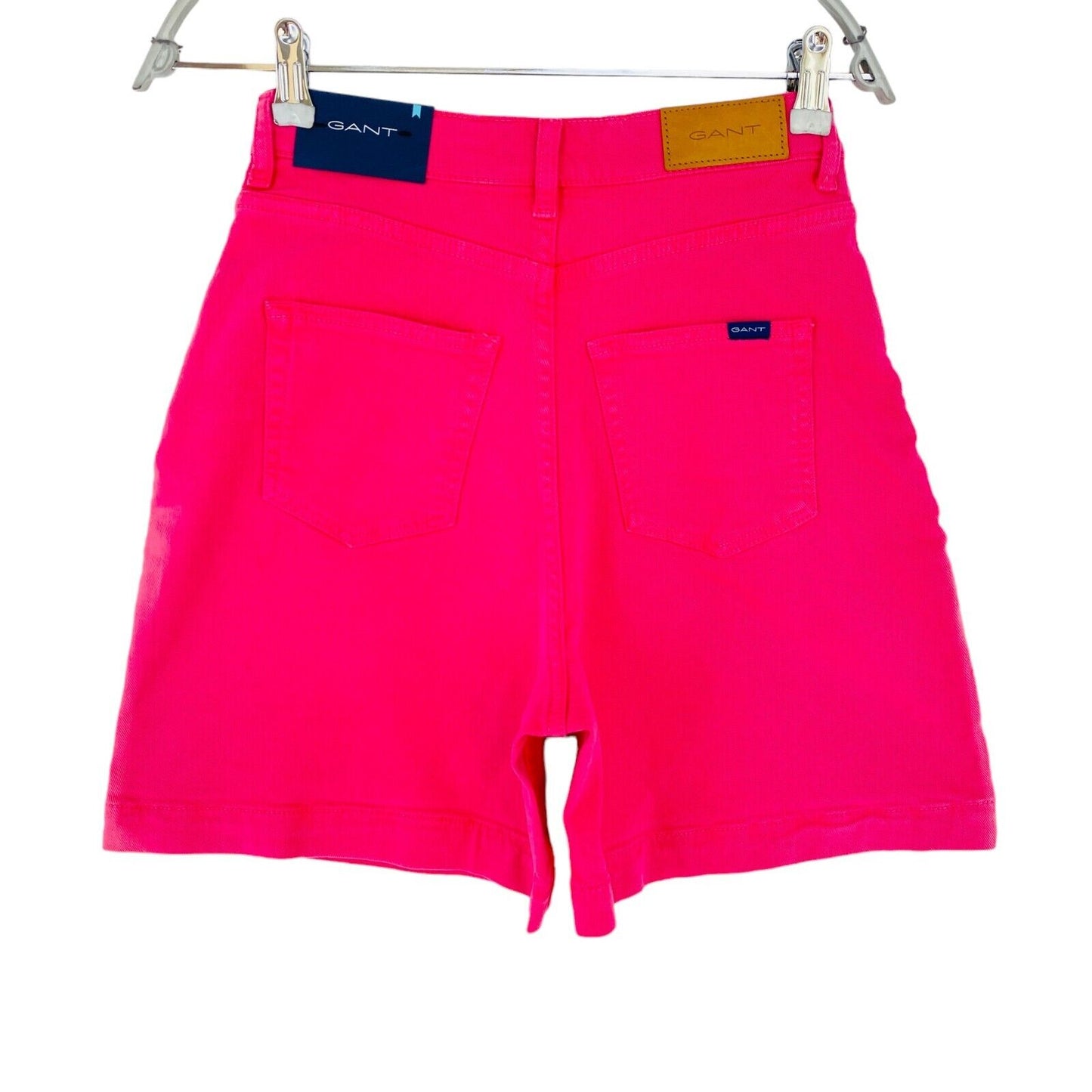 GANT Women Pink Regular Fit Denim Shorts W26