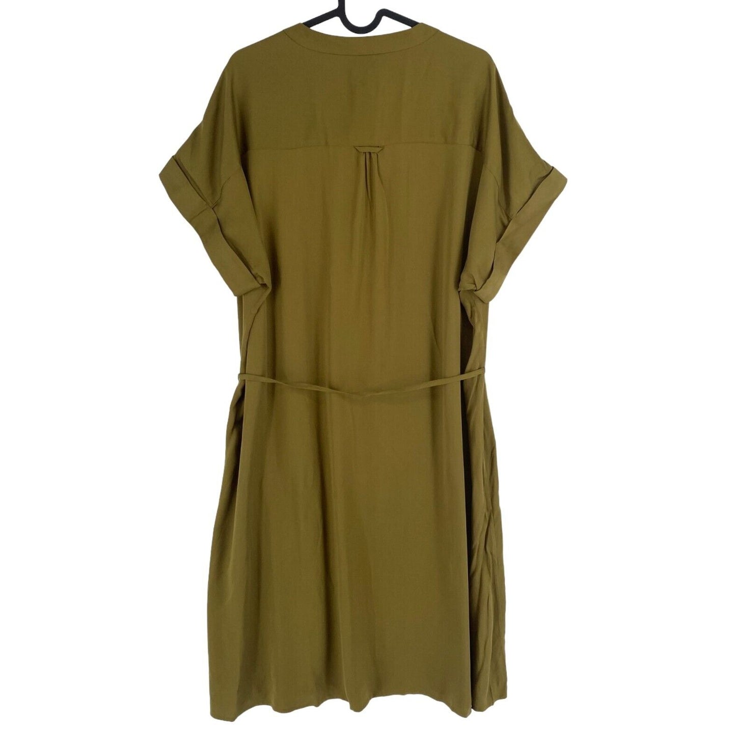 GANT Women Green Belted Fluid Dress Size EU 40 UK 12 US 10