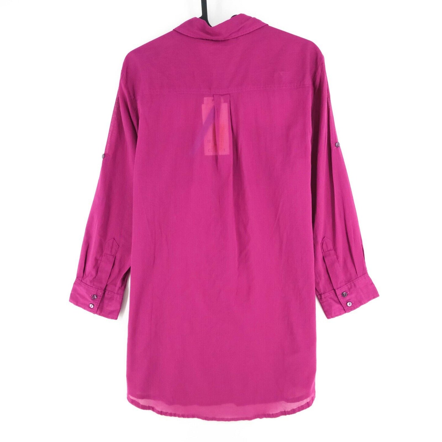 CERRUTI Chemise Deux Poches 100% Coton Rose Foncé Taille S