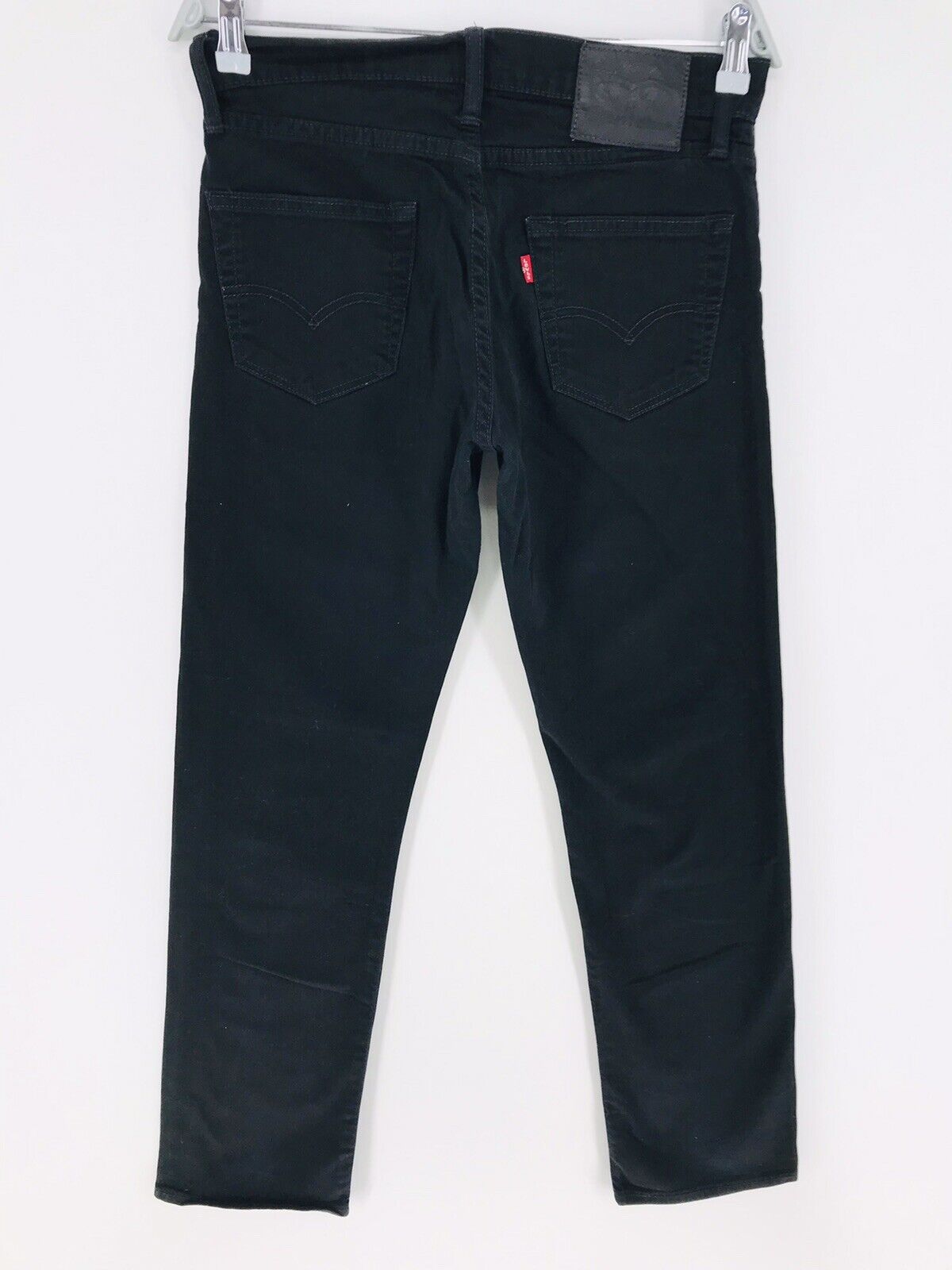 Levi‘s 504 Black Stretch Straight Regular Fit Jeans Size W29 L32