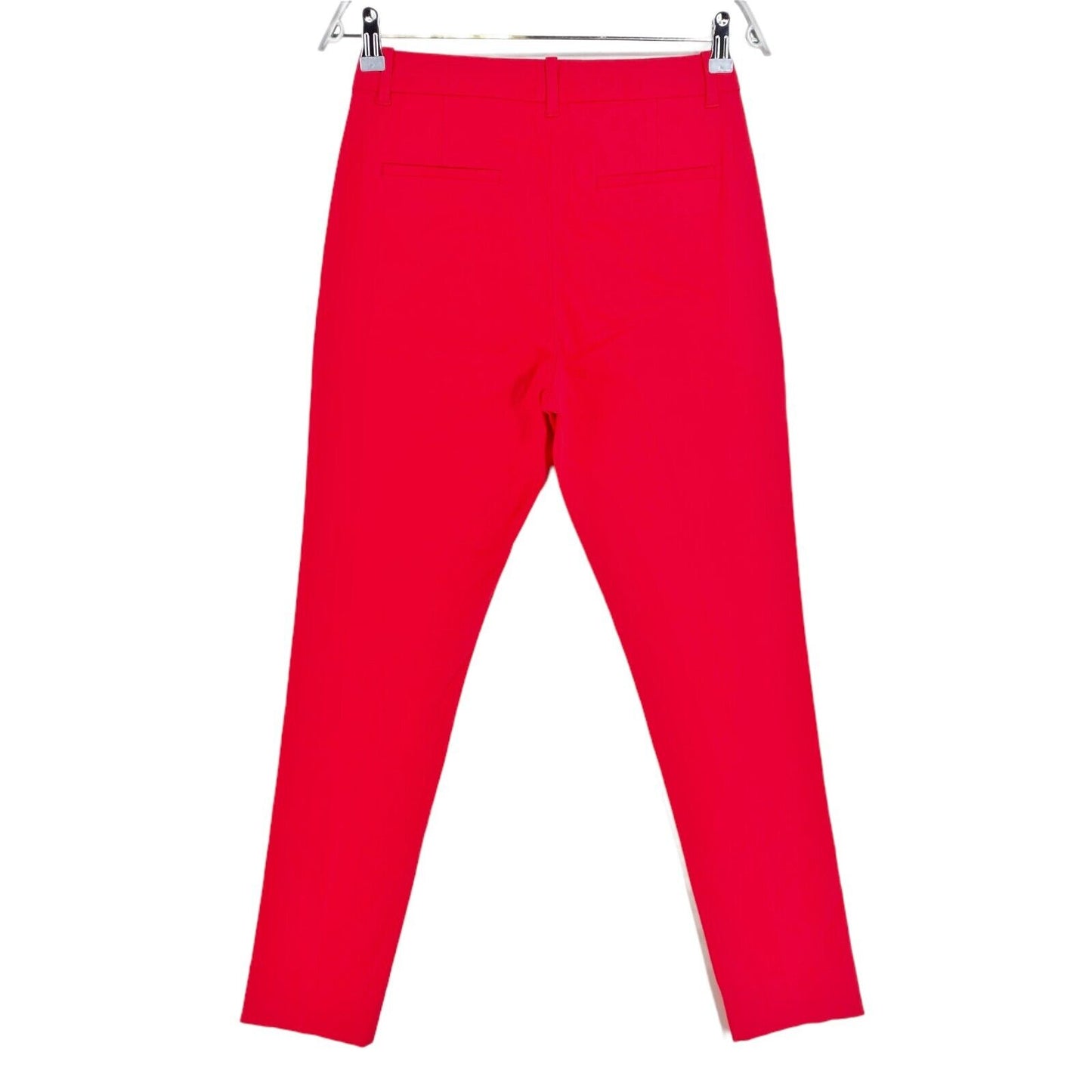 GANT Pinkish Red Tech Prep Satin Slack Chino Pants Trousers Size EU 36 UK 8 US 6