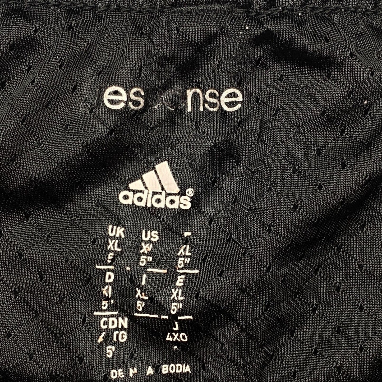 adidas réponse Noir Activewear Shorts Taille XL W32