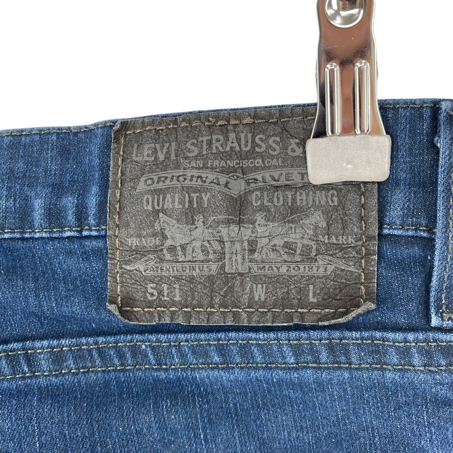 Levi's 511 Dark Blue Stretch Slim Fit Jeans W32 L32