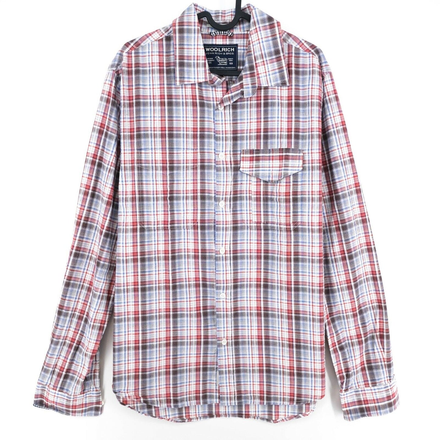 WOOLRICH Farbiges Madras Field Shirt Größe L