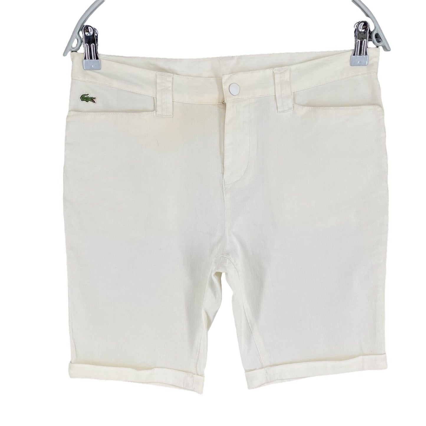 RPR 115 € LACOSTE Bermuda Blanc Taille EU 38 UK 10 US 6 W31