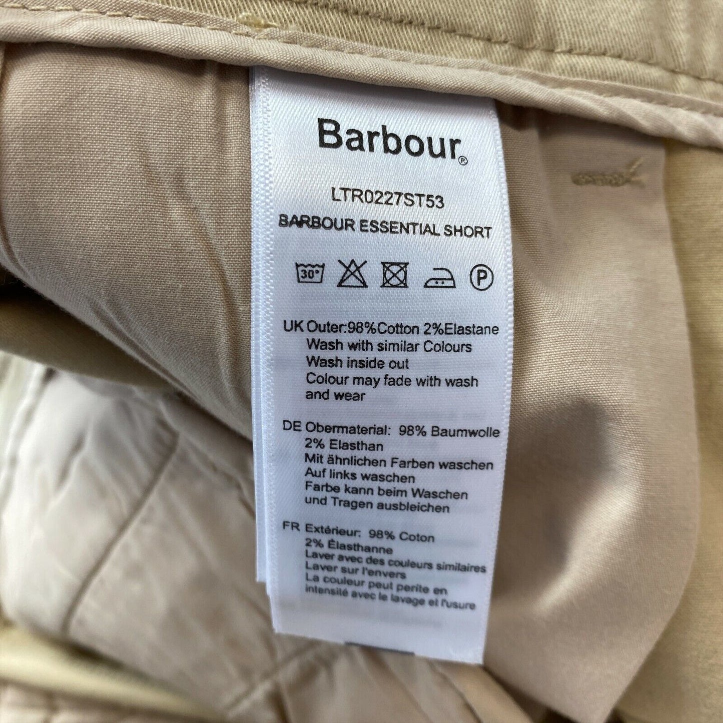 BARBOUR Women Brown Stretch Regular Fit Bermuda Chino Shorts Size 8 - W29