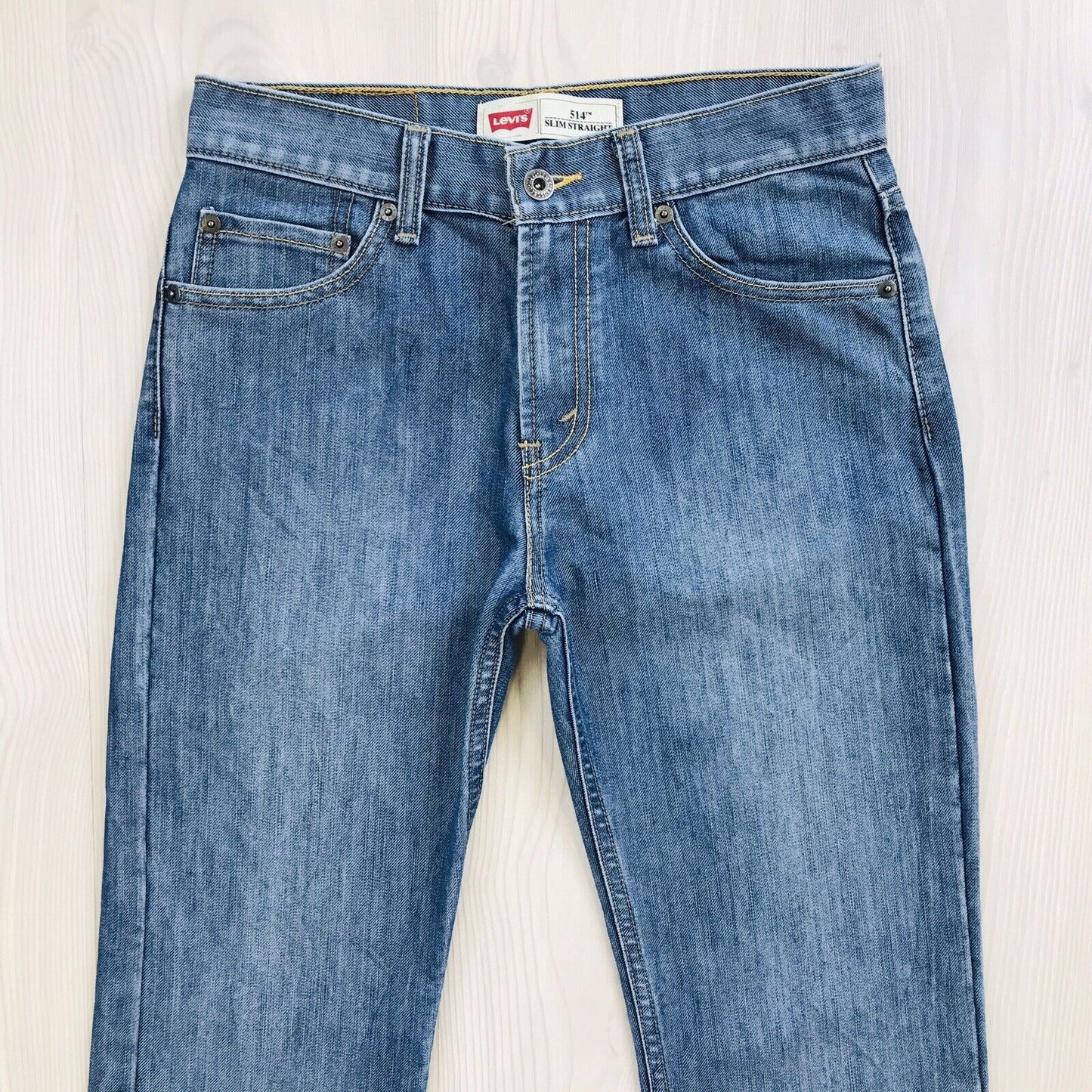 Vintage Levi's 514 Blue Slim Straight Fit Jeans 14 Reg / W27 L27