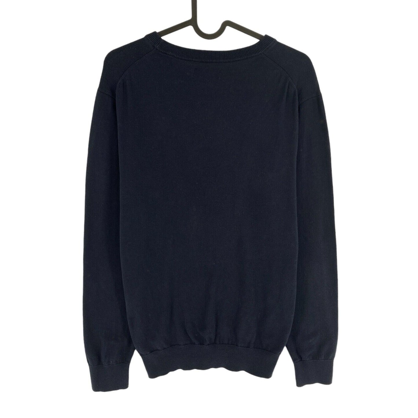 GANT Navy Blue Cotton Crew Neck Sweater Jumper Size M